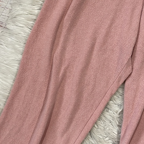 All Things Fabulous Brushed Pink Lounge Drawstring Sweatpants - Picture 9 of 9